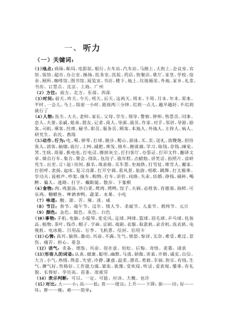 HSK四级考试辅导资料