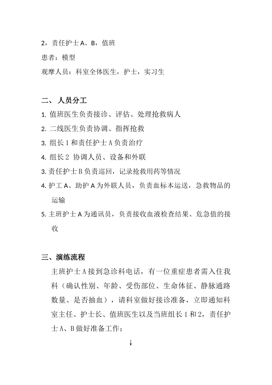 2018创伤性休克应急演练_第2页