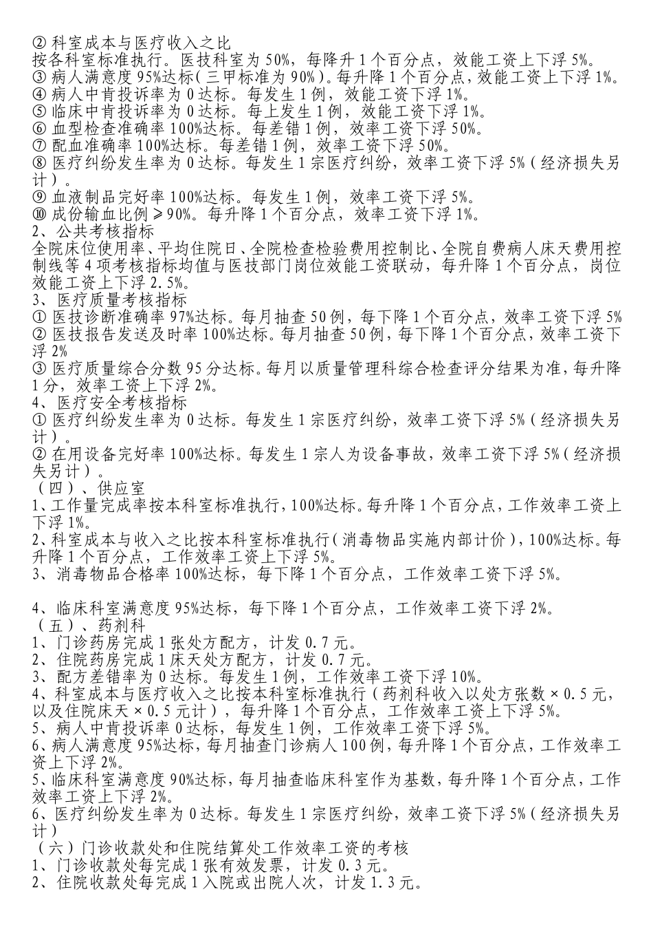 2018年最新医院绩效考核方案_第3页