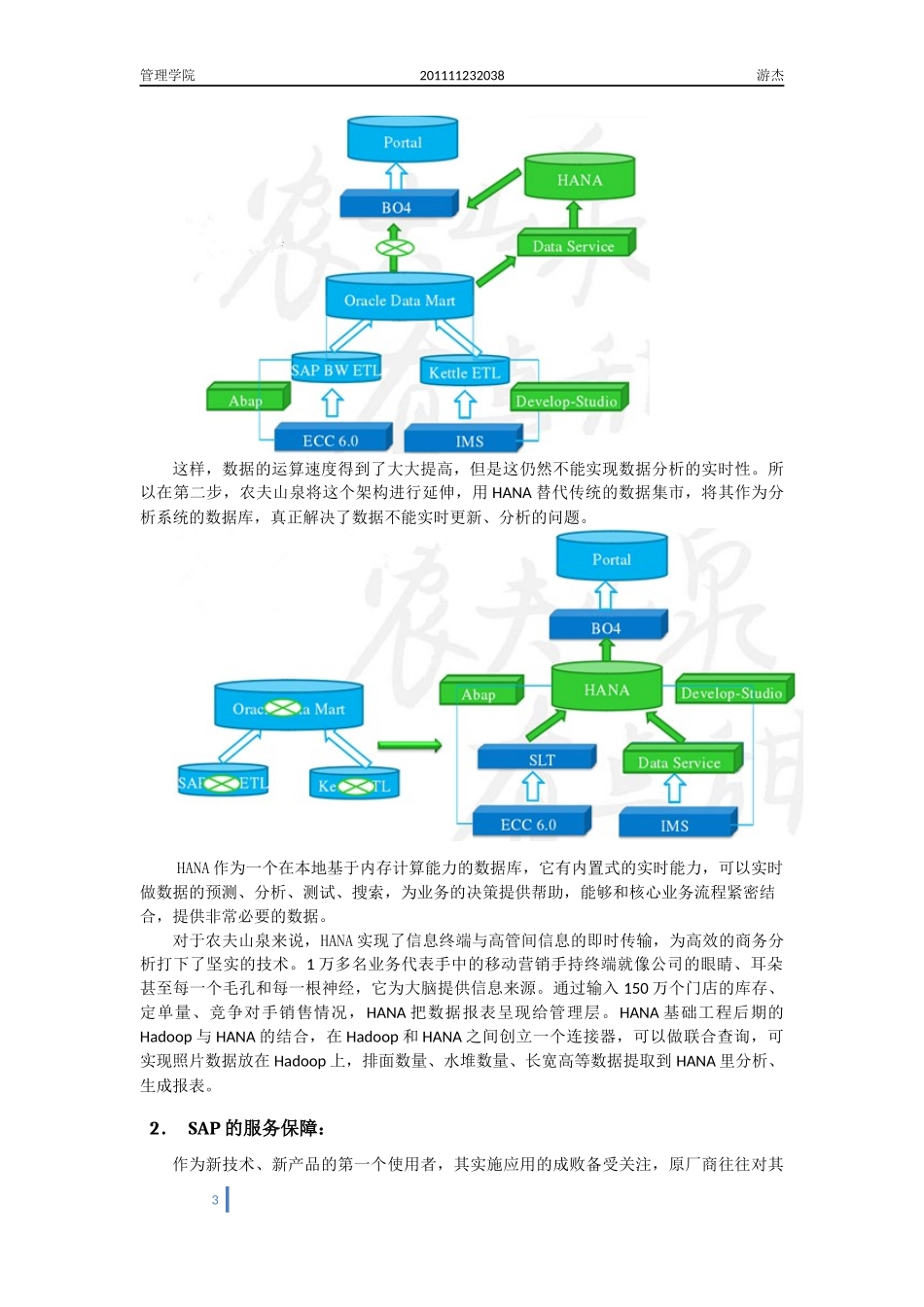 案例分析：SAP-HANA助力农夫山泉商务分析_第3页