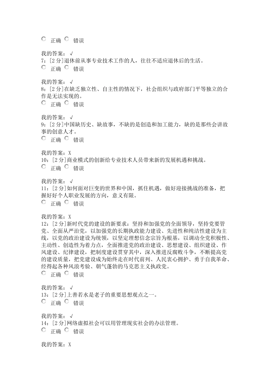 《新时代专业技术人才职业发展的机遇与挑战》-试卷2_第2页