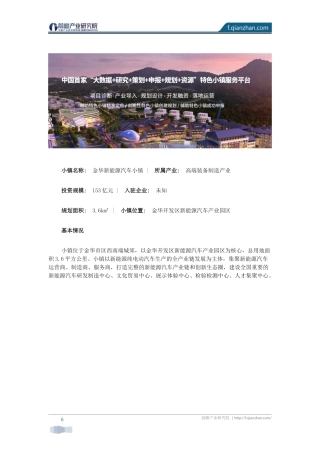 【特色小镇】金华新能源汽车小镇案例分析