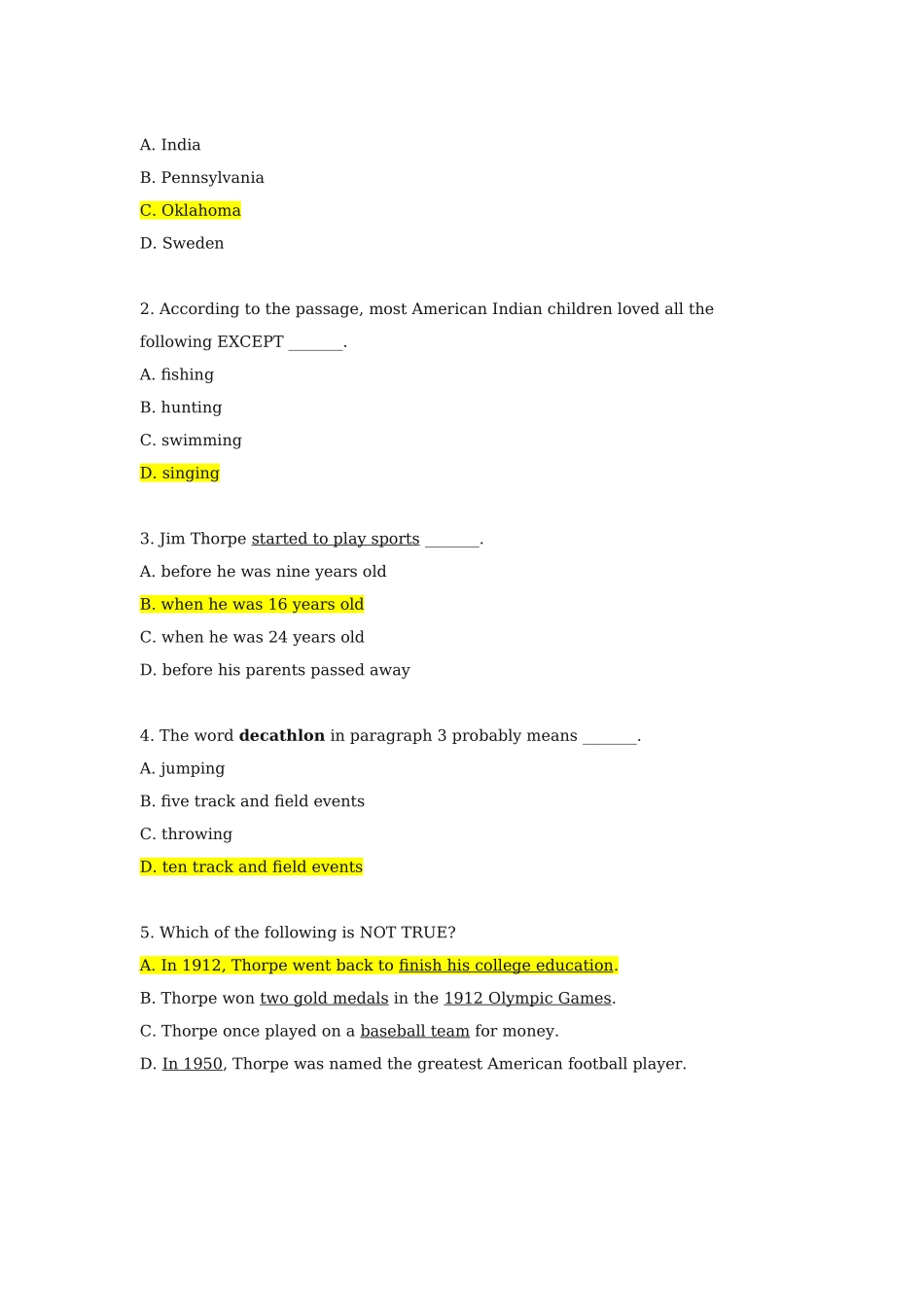 2015年11月北京成人本科学位英语统一考试真题及答案_第2页