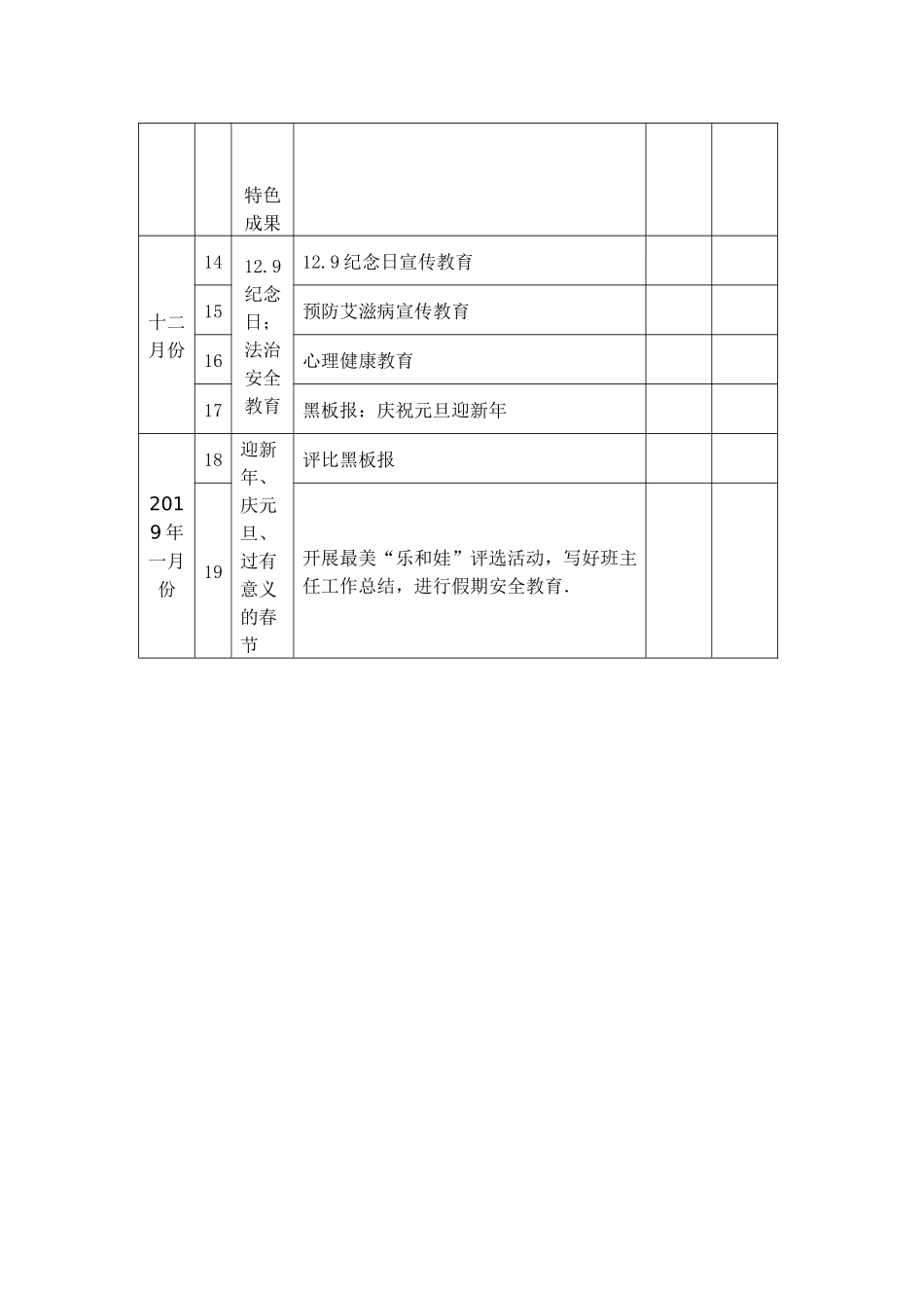 2018年德育每周主题活动安排表_第3页