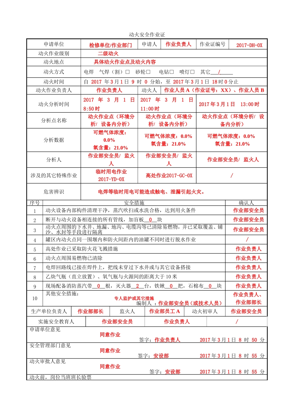 安全作业证填写规范(样本)_第2页