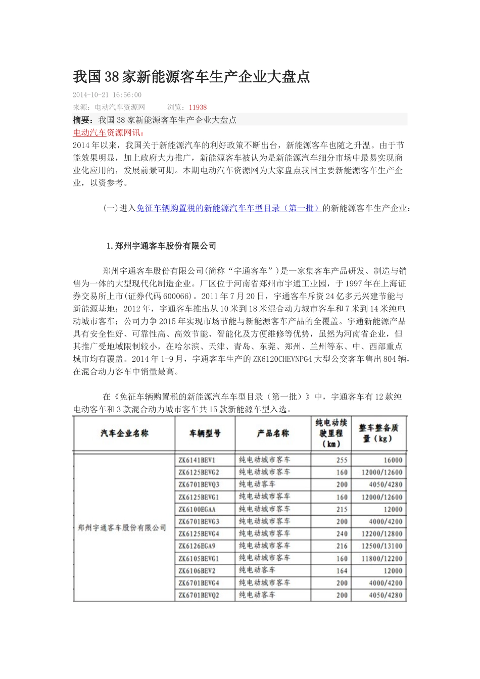 26.我国38家新能源客车生产企业大盘点_第1页