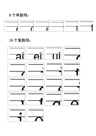 23个声母表(全)