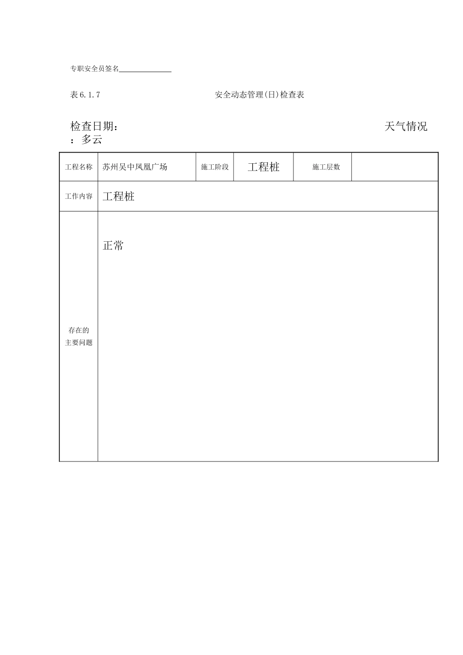 安全动态管理(日)检查表_第3页