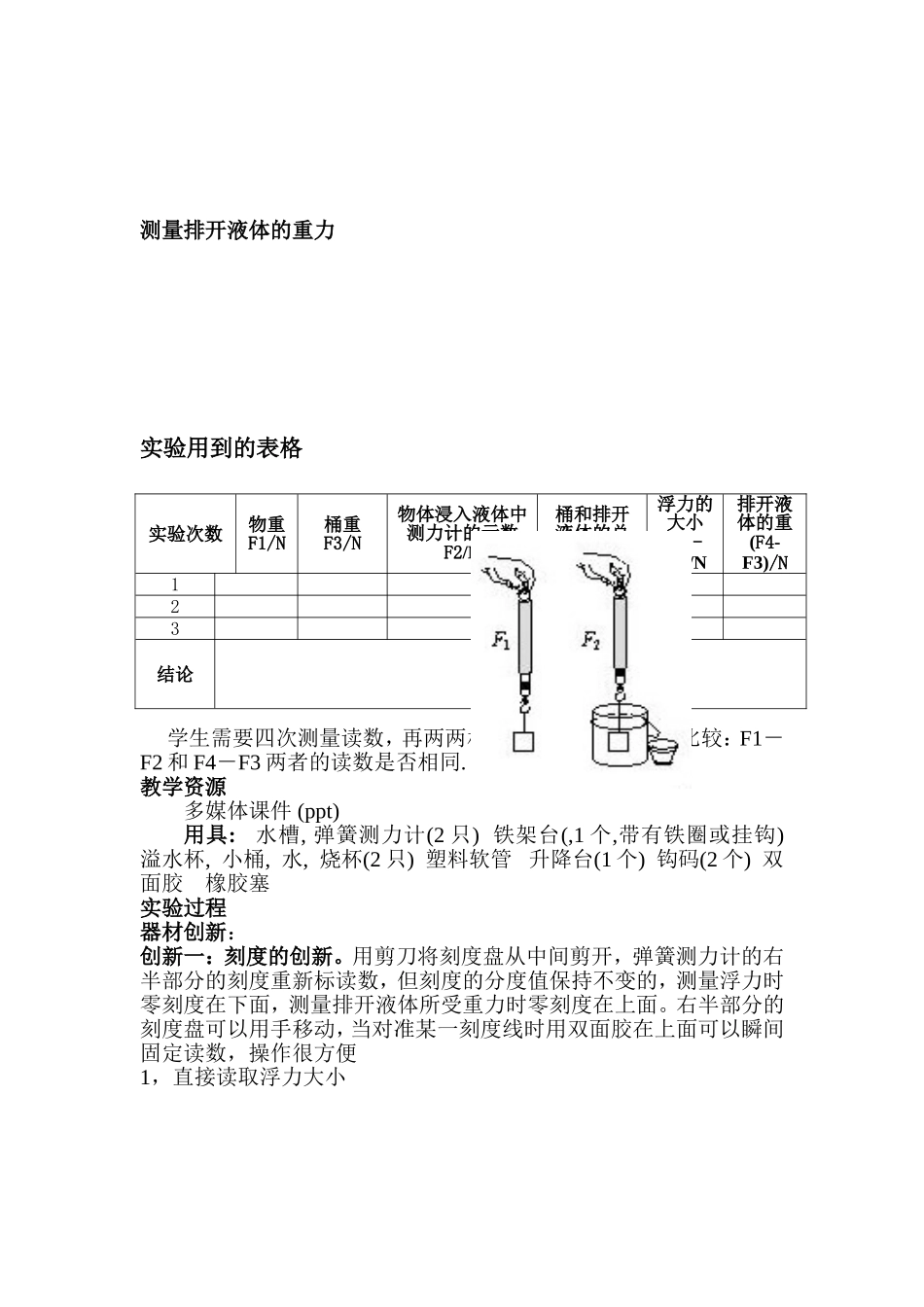 阿基米德原理实验改进创新----刻度的改进_第2页