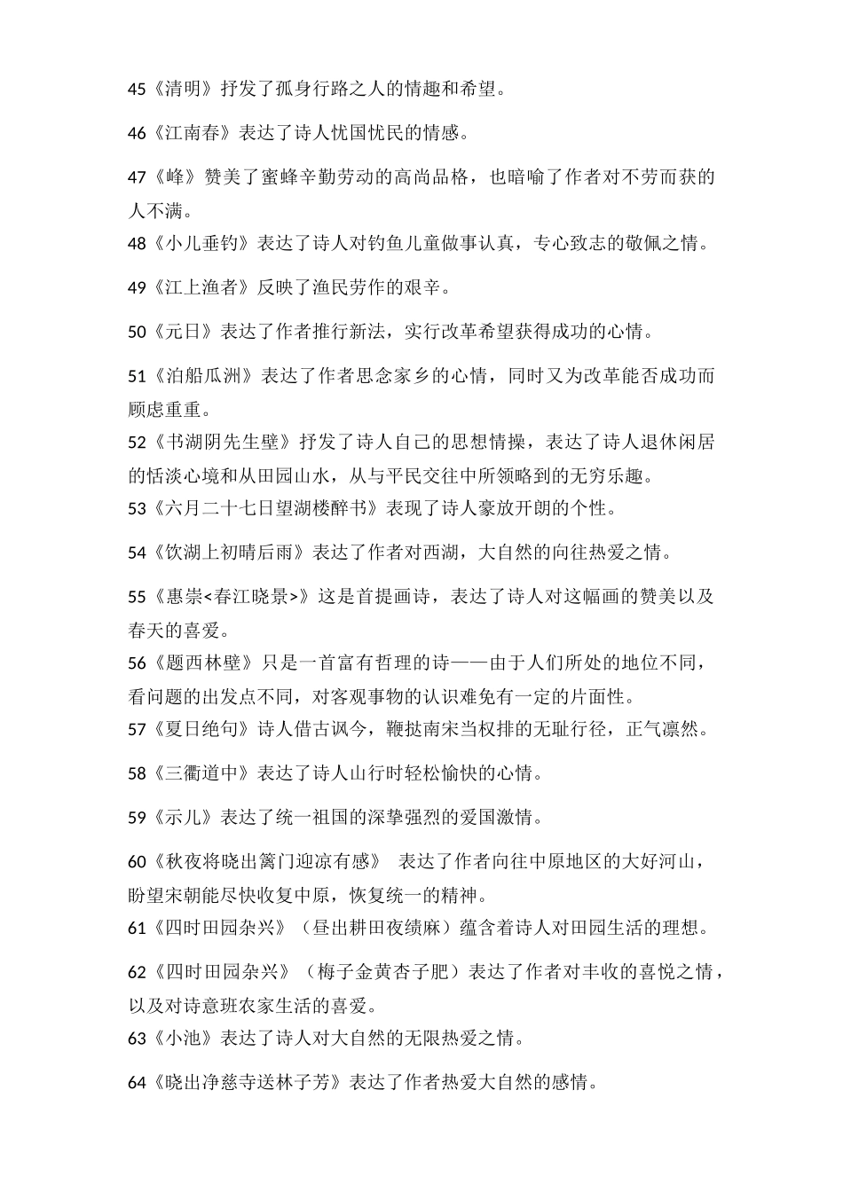75首古诗表达情感_第3页