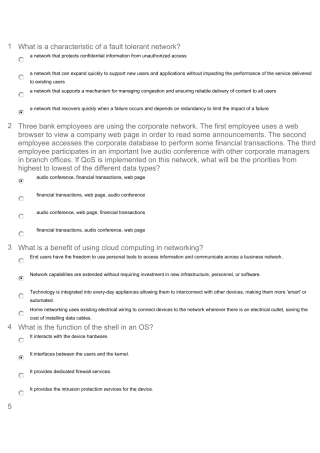 CCNA第一学期Final-exam考试英文版答案(R&S-5.0)A