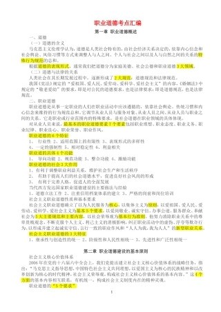 2017年三级级人力资源管理师职业道德考点汇编