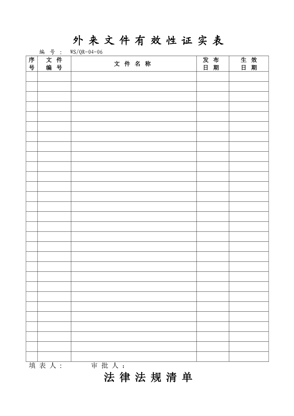 ISO9001表格(全套)_第3页