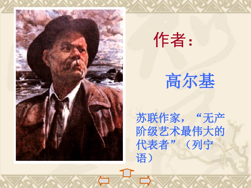 上课用课件高尔基《海燕》课件(1)_第2页