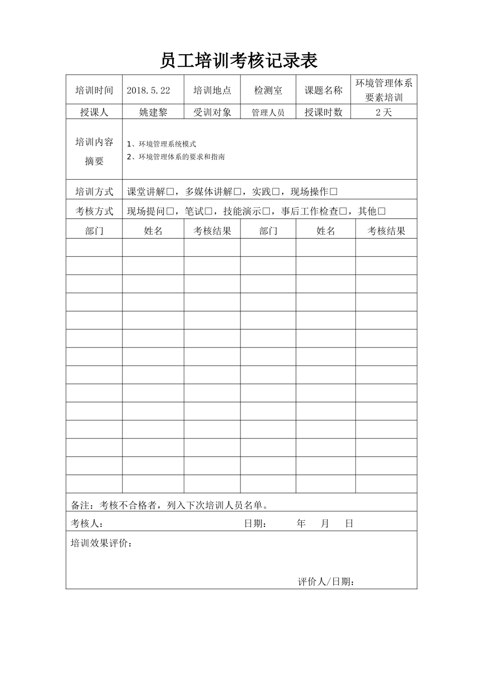 2018年培训计划表_第2页