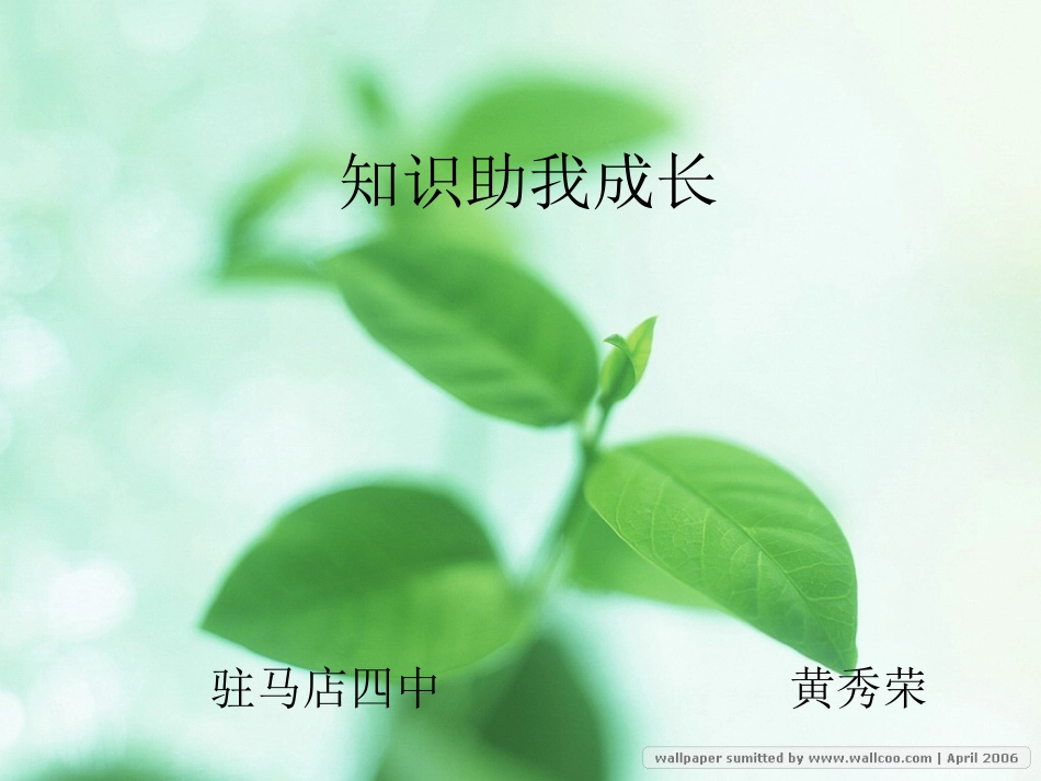 知识助我成长　　黄_第1页