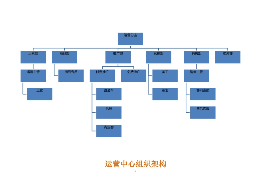 2017年天猫京东电商企业电商运营组织结构及岗位职责_第2页