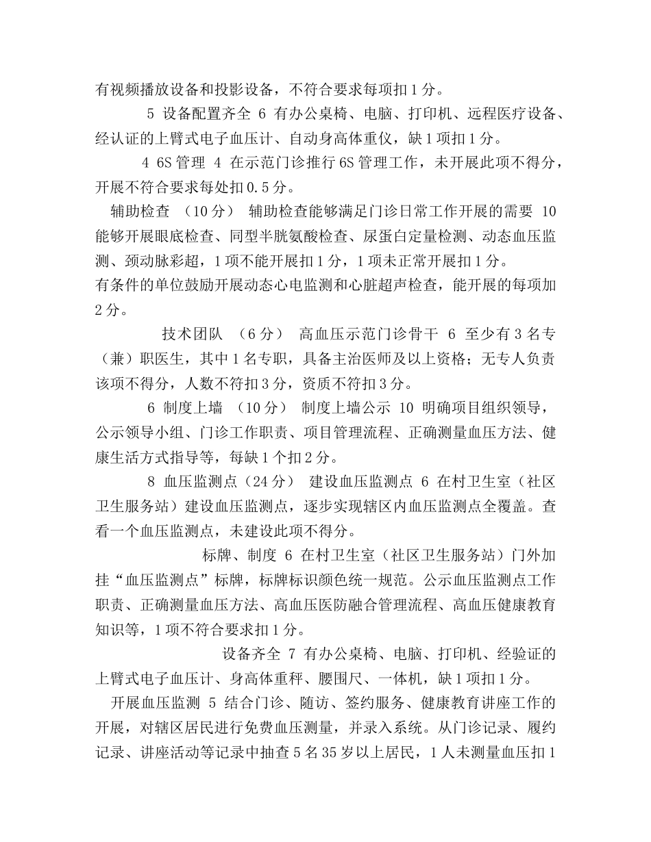 桃川卫生院高血压示范门诊验收标准 _第2页
