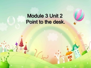 三年级第一册Module3