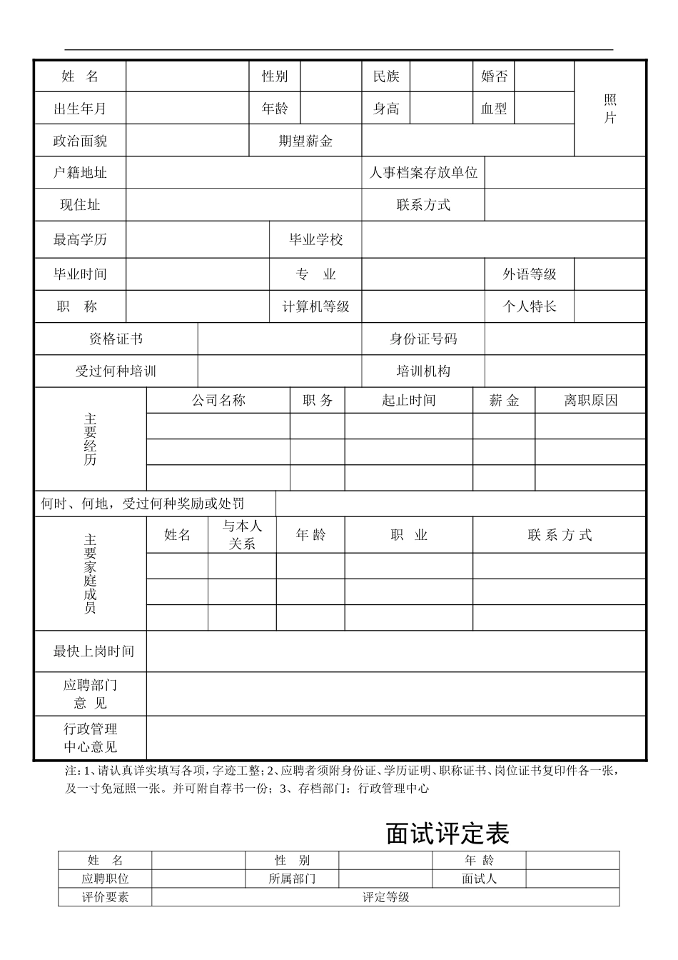 最新实用人力资源表格大全_第3页