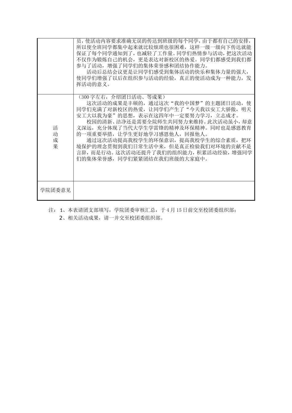 优秀主题团日活动申报表_第3页