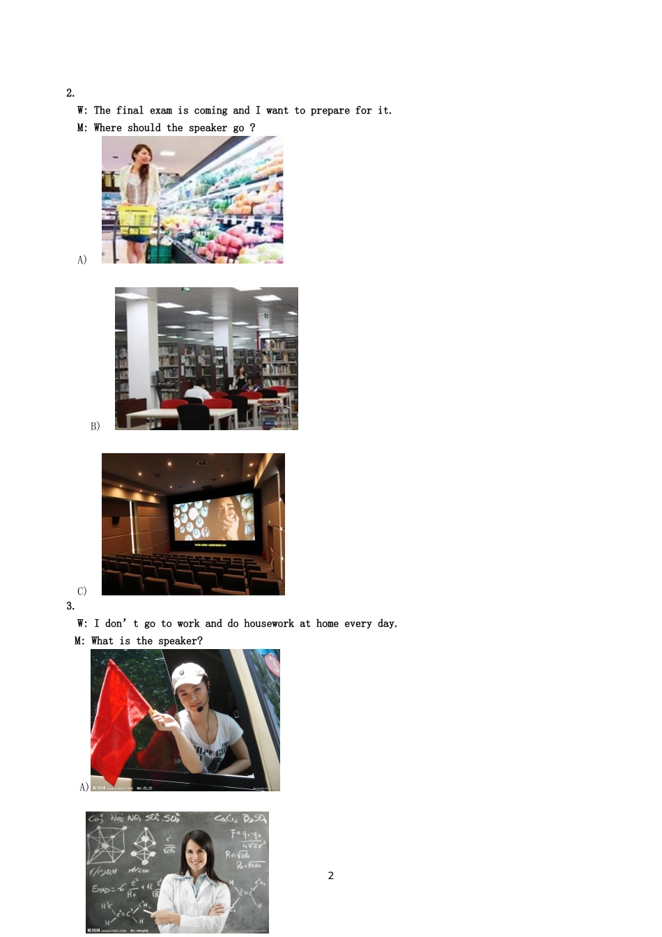 职业英语技能大赛模拟题2_第2页