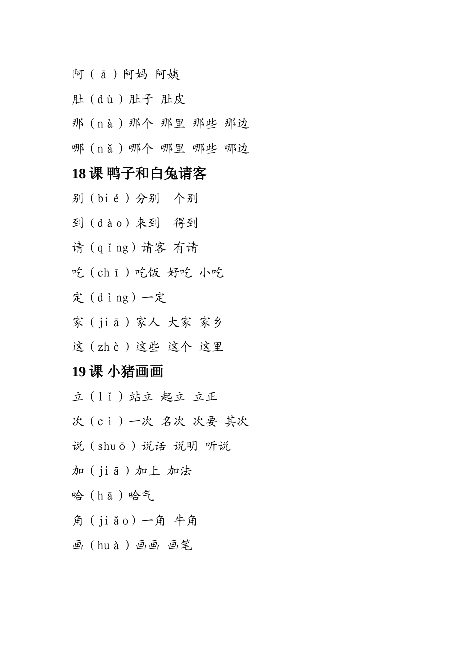 语文第六单元字词_第2页