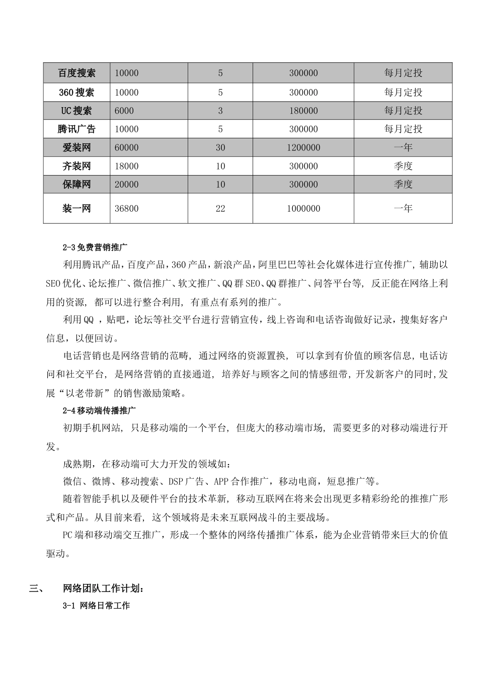 装修公司网络营销推广方案_第3页