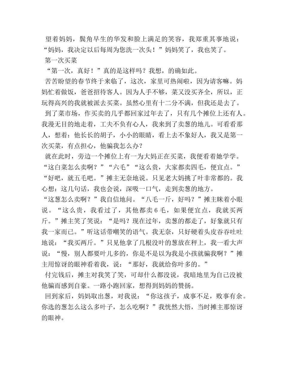写事的作文300字 _第2页