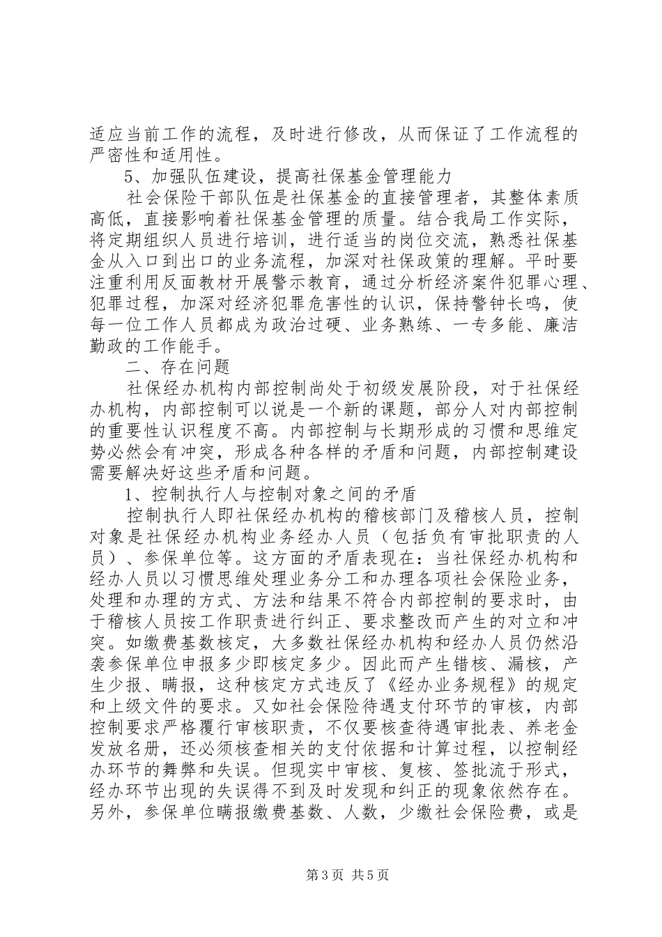 XX年内控制度落实自查报告_第3页