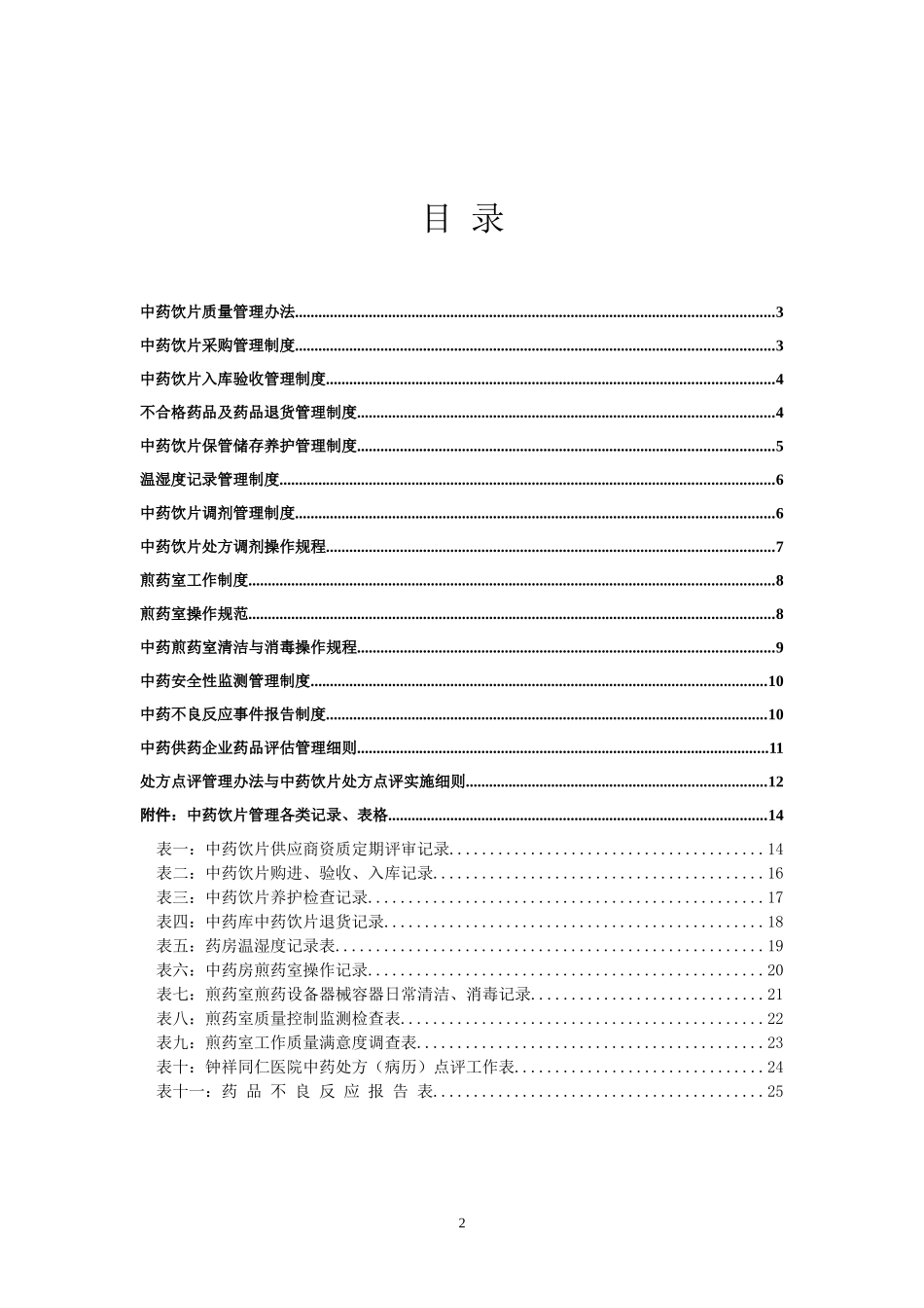中药饮片管理制度及记录用表_第2页