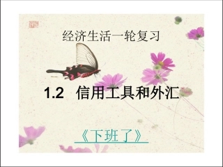 信用工具和外汇