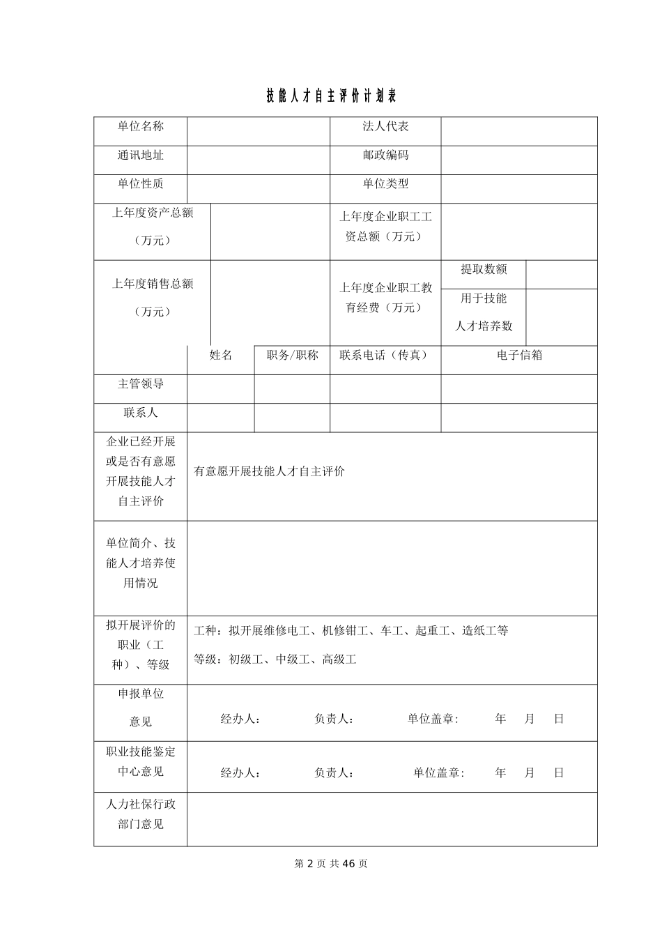制造企业人才自主评价方案_第2页