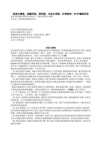 纸面石膏板、硅钙板、硅酸钙板-(1)