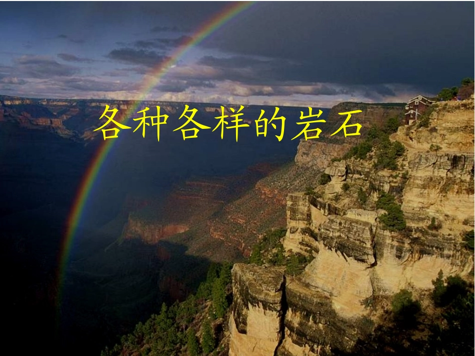 认识各种各样的岩石_第1页