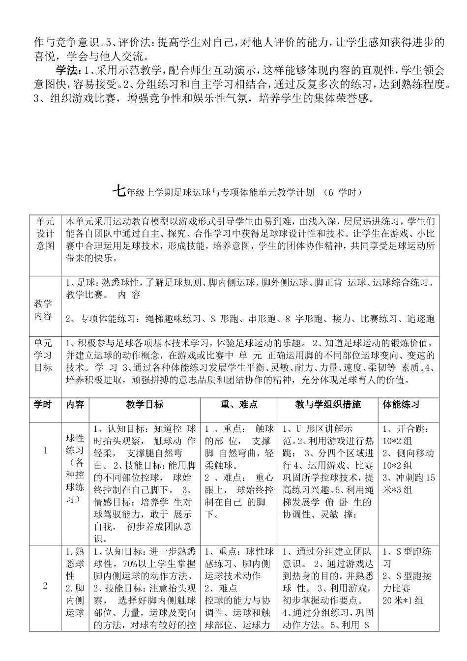 足球脚内侧运球教学设计_第3页