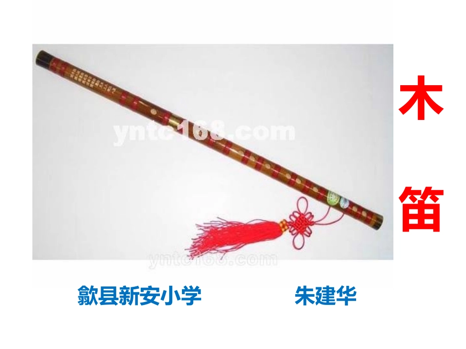 朱建华《木笛》_第1页