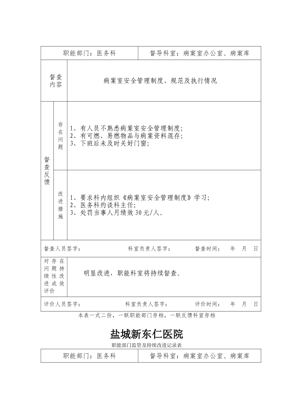 职能部门监管及持续改进记录表(4-23)_第3页
