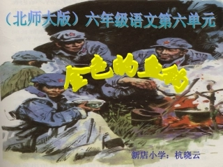 六年级语文下册金色的鱼钩课件北师大版