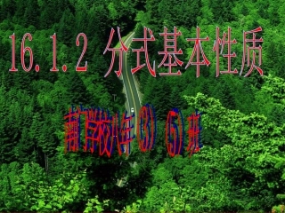 课件导学案161。2分式的基本性质