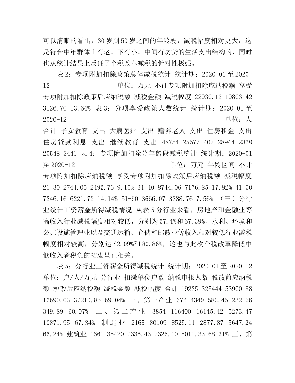 个人所得税改革减税效应评估 _第2页