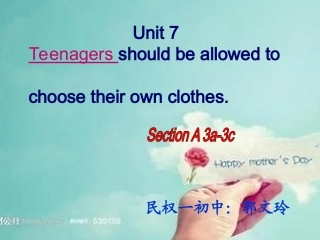 新目标九年级unit7课件