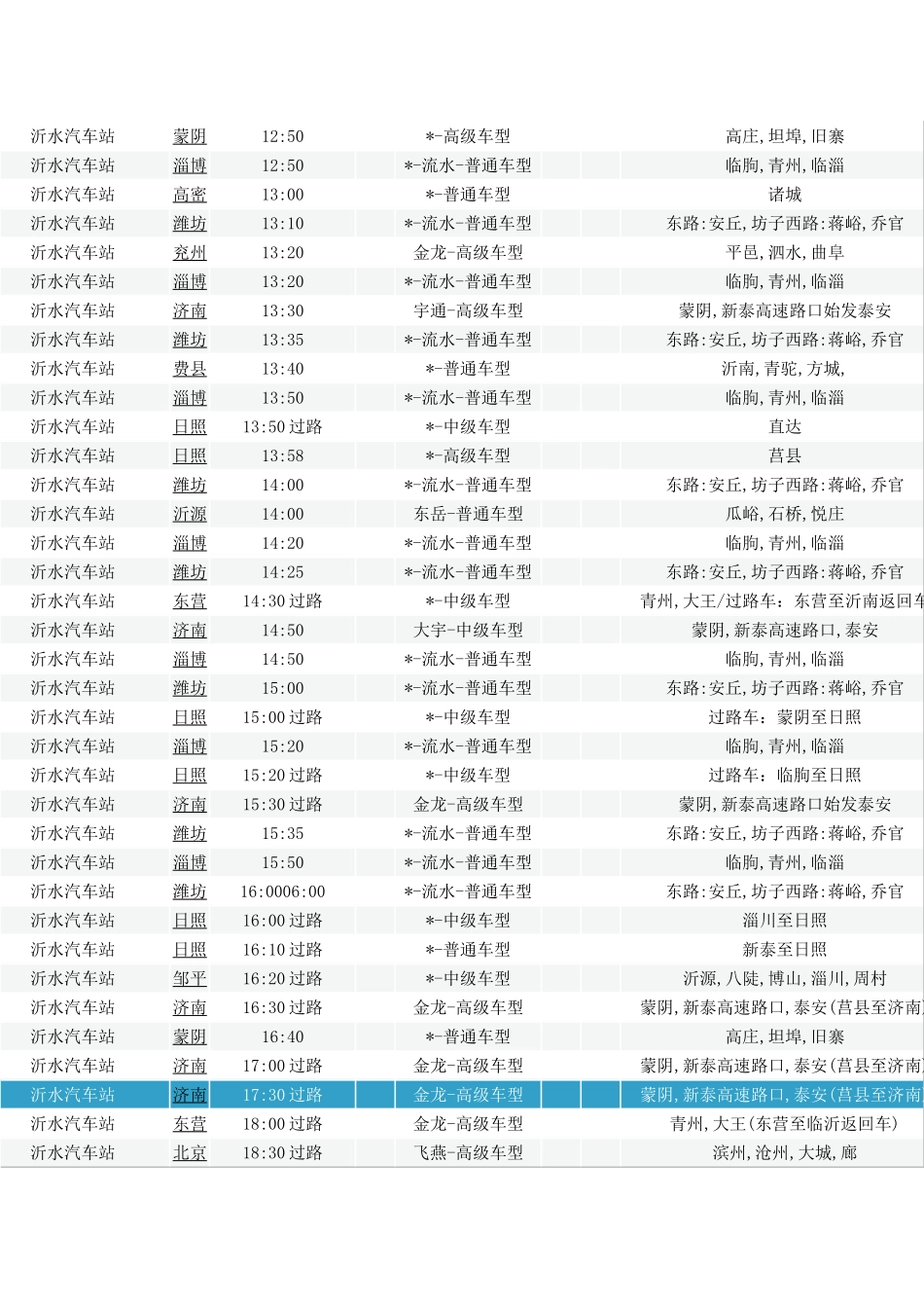 沂水县城乡客运站时间表_第3页