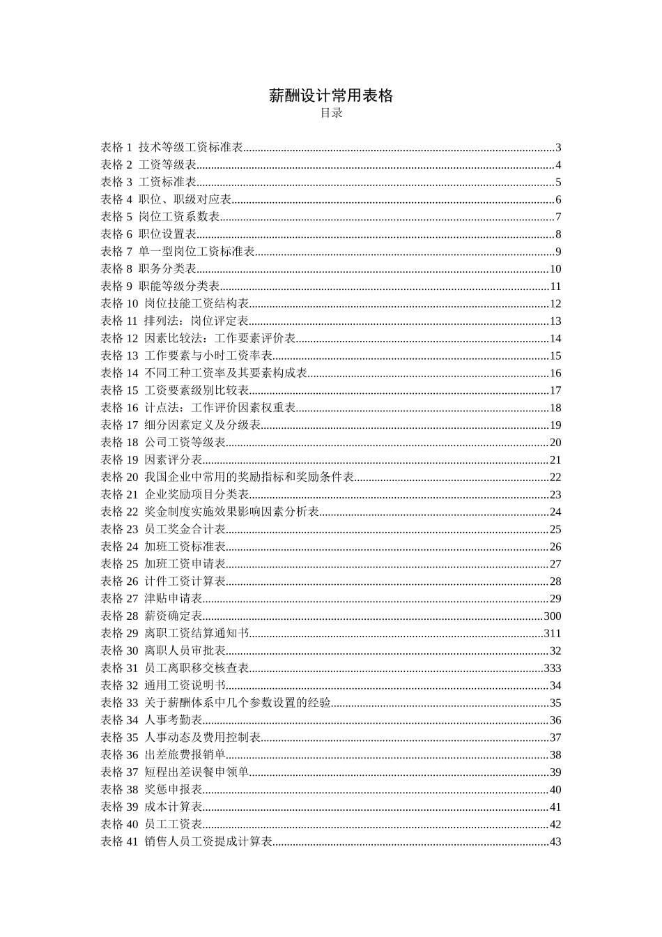薪酬设计常用表格_第1页