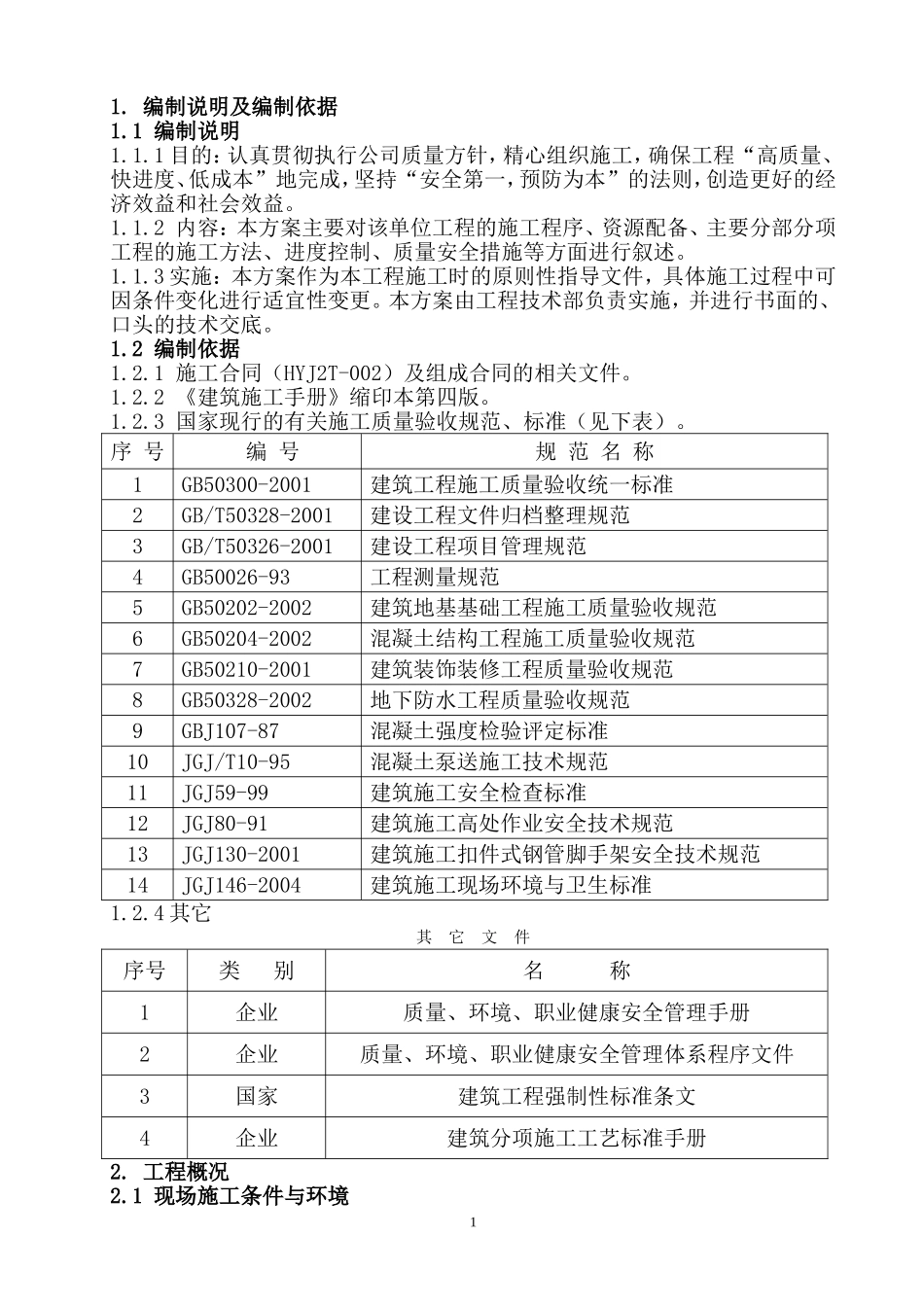 蓄水池施工组织设计方案_第1页