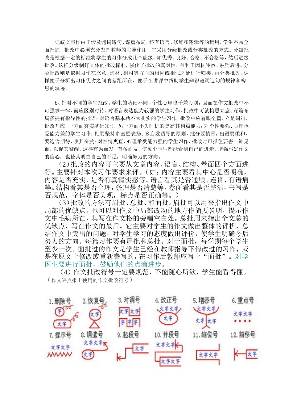 小学语文作业要求及批改规范_第3页