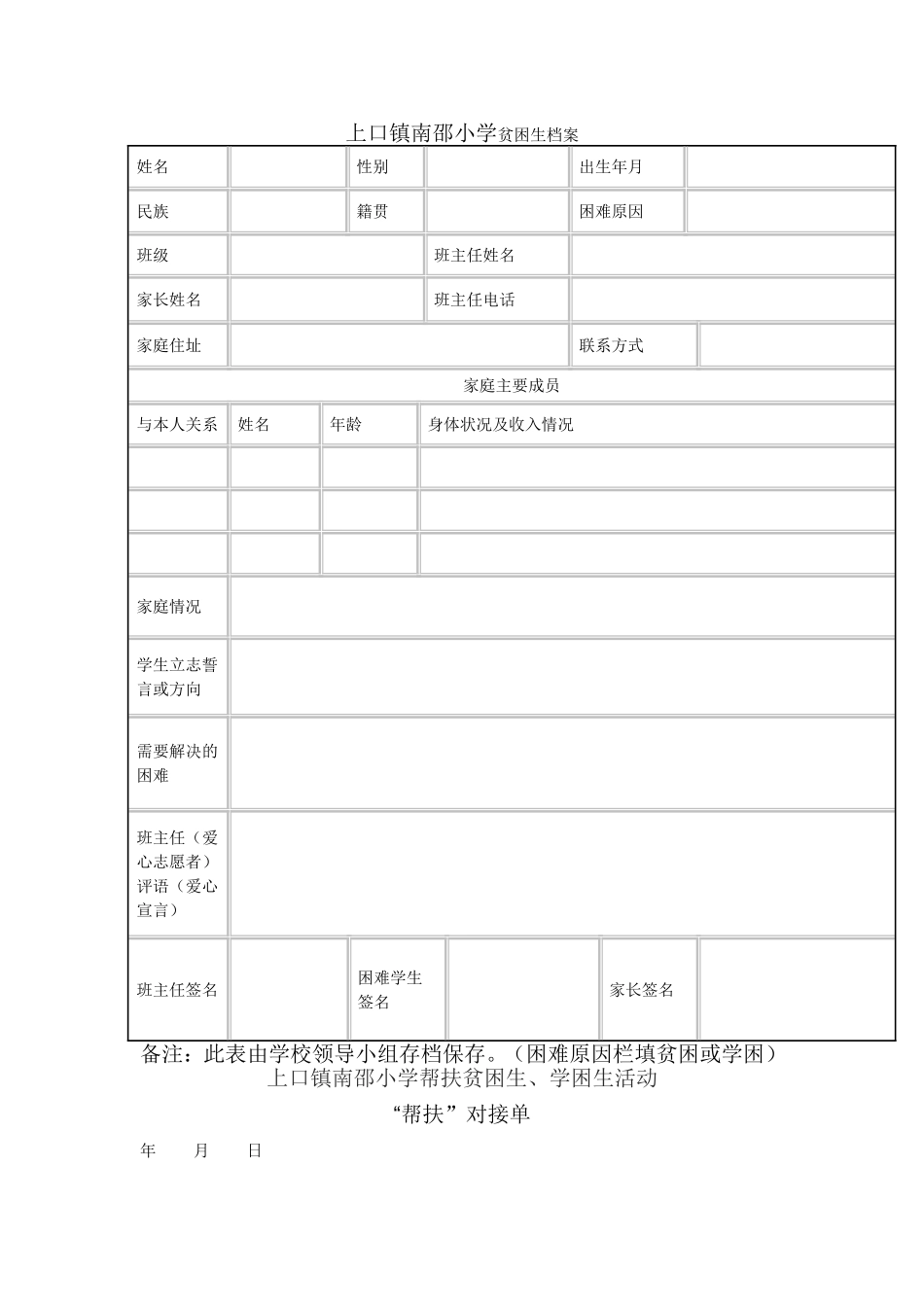 学校贫困生帮扶计划_第3页