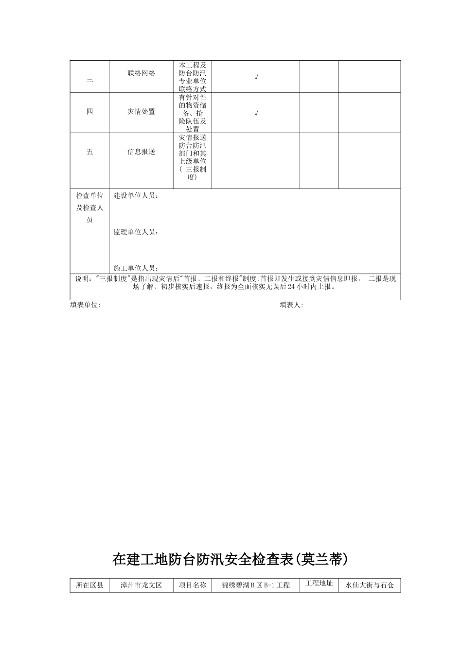 在建工地防台防汛安全检查表_第2页