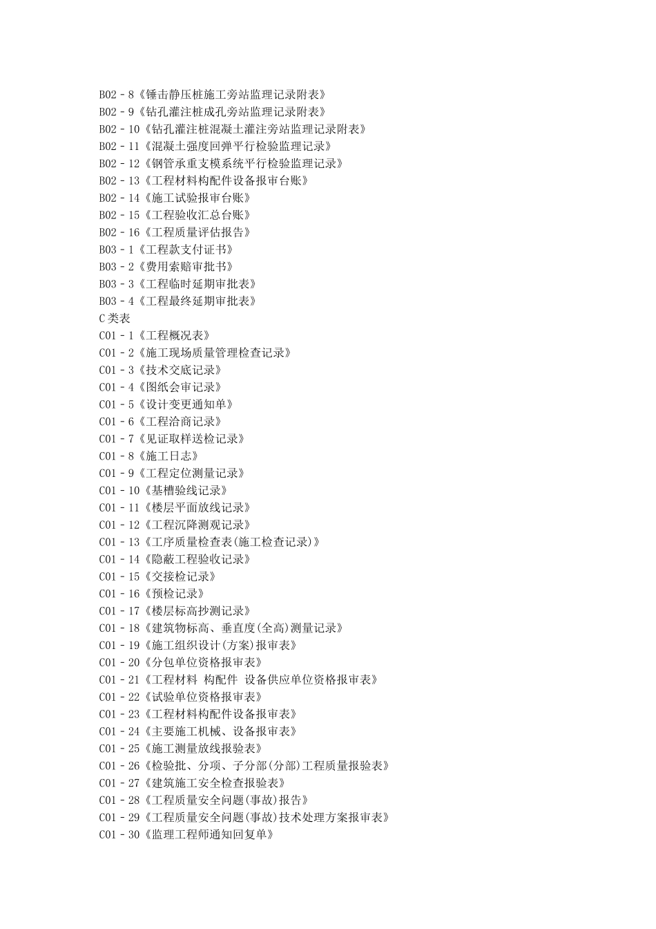 甬统表(全套)_第2页