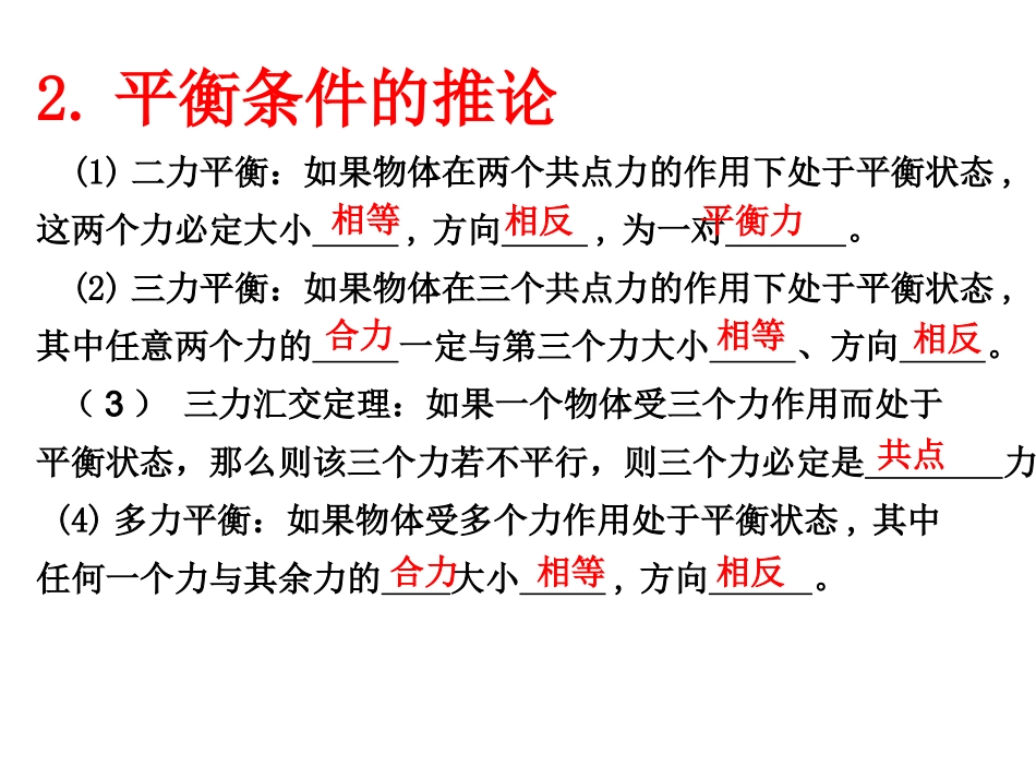 专题一处理共点力平衡的几种方法_第3页